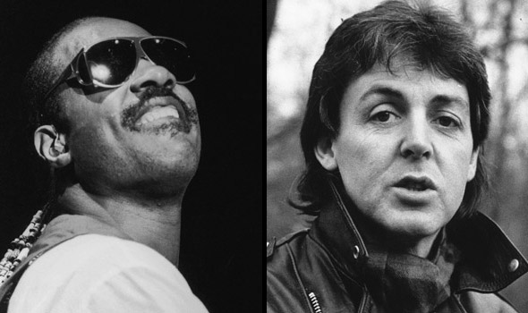 Paul McCartney & stevie Wonder