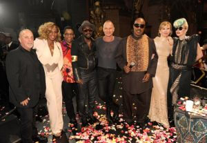 Sting & others with stevie Wonder