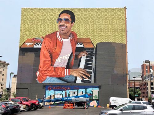 Mural stevie Detroit