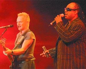 Sting & Stevie Wonder